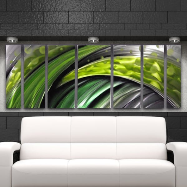 Green Metal Wall Art - Etsy