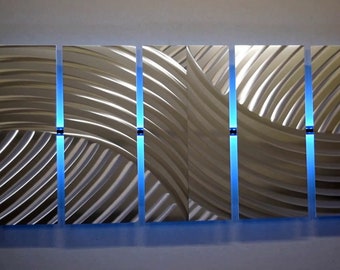 Lighted Metal Wall Art LED Metal Wall Sculpture Color | Etsy