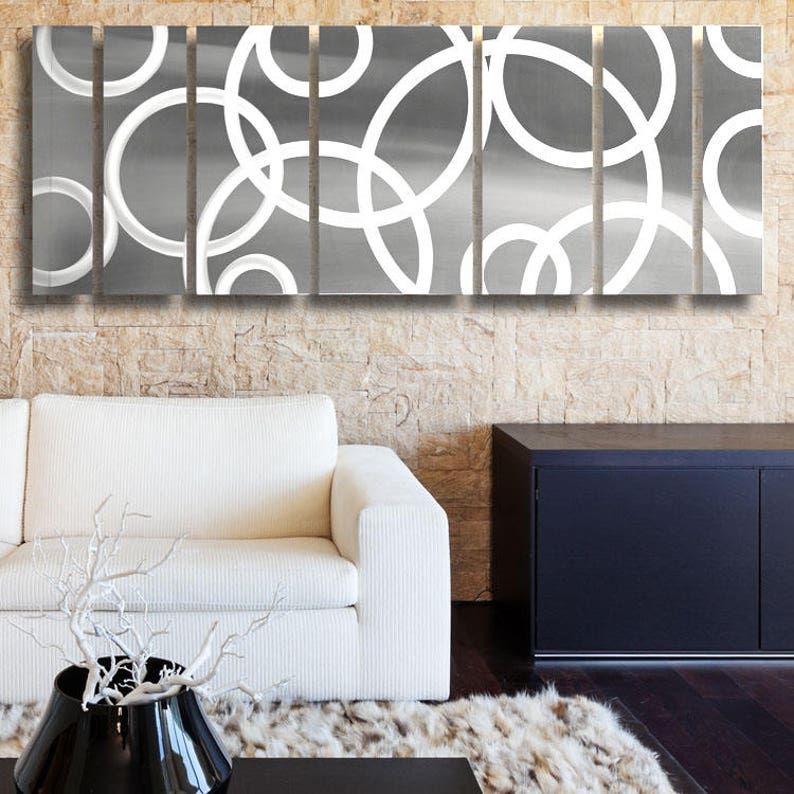 NEW Metal Wall Art Large Wall Art Panels Sculpture Modern Etsy