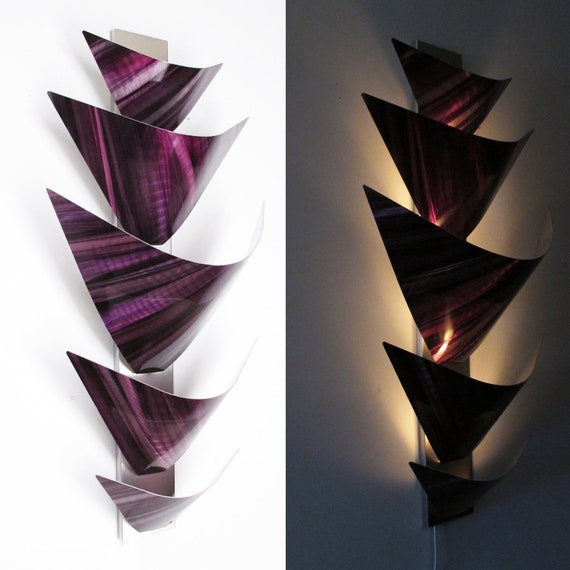 Purple sconces clearance
