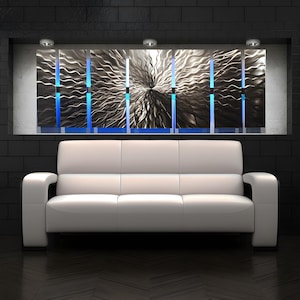 Lighted Metal Wall Art - LED Metal Wall Sculpture - Color Changing Wall Art -  Night Light - Sconce - Accent Light - Unique Lamp