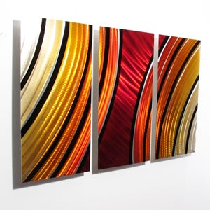 Moderne Abstrakte Metall Wand Kunst Skulptur Gemälde Dekor Starburst