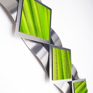 Metal Art Wall Sculpture &quot;Mystic Reflections&quot; by Brian M Jones Modern Paintings & Decor