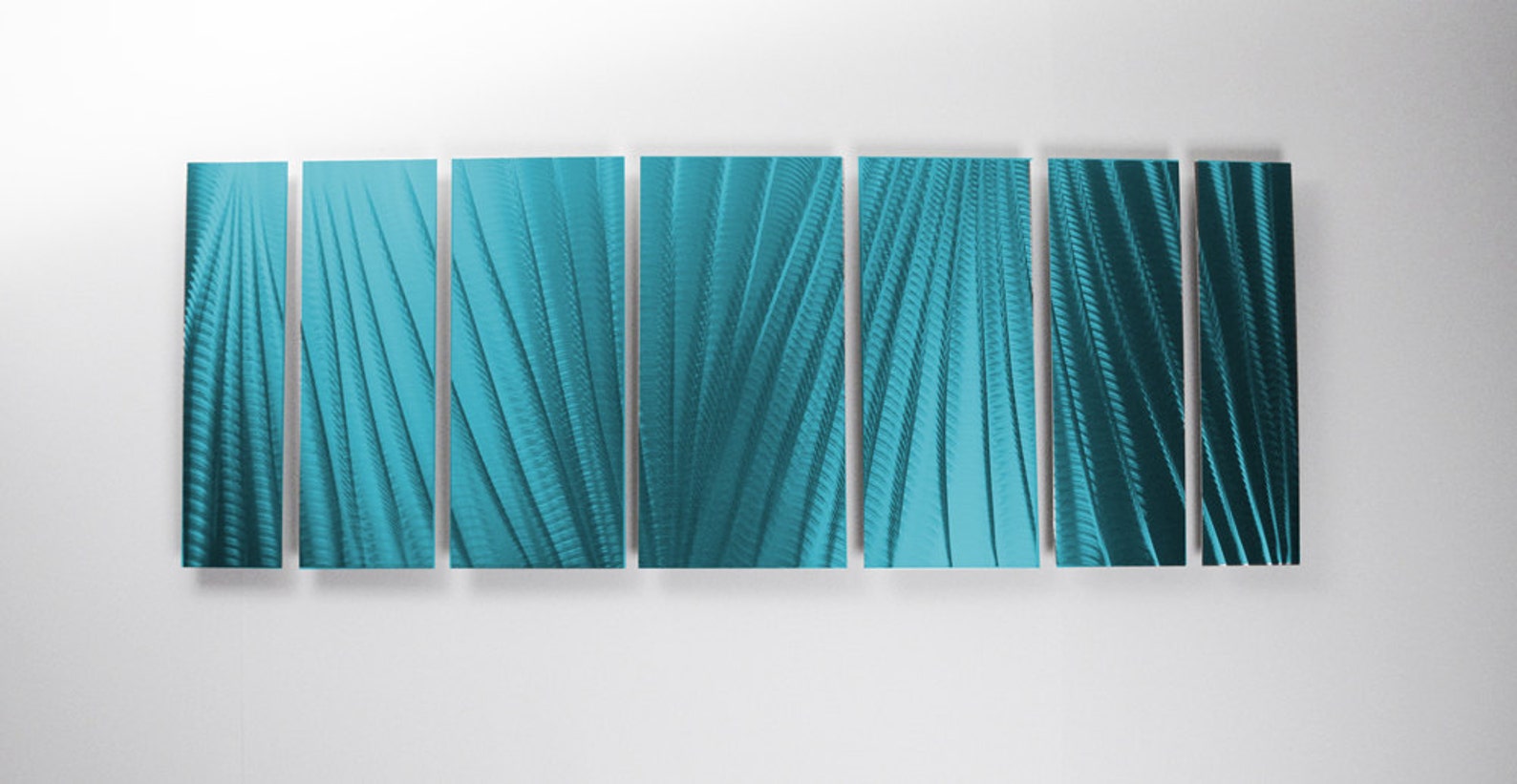 Abstract Wall Art Panels Large Artwork Turquoise Ocean Etsy