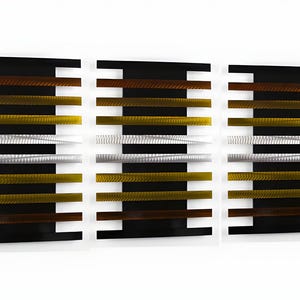 Large Metal Wall Art Sculpture &quot;Radiant Pulse Gold&quot; by Brian M Jones Modern Art Work Gold Earthtone Painting Contemporary Metal Wall Decor