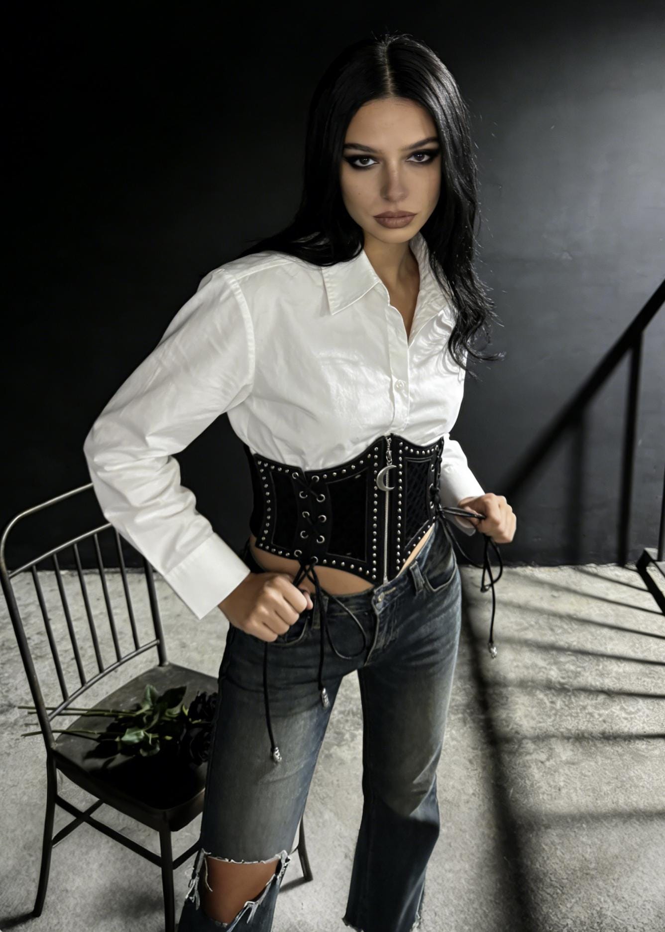Studded Corset Belt - Etsy