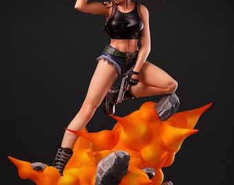 Anime Girl Figure STL File | Fantasy Heroine 3D Print Statue | Detailed Resin Garage Kit | DigitalDownload