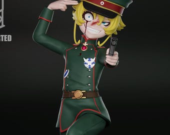 ターニャ・デグレチャフ - 幼女戦記 - 未塗装モデルキット - Etsy 日本