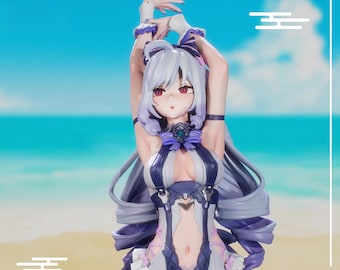 Anime-Mädchenfigur (STL-Datei) | Fantasy-Heldin (3D-Druck) | Detaillierter Resin-Bausatz | Digitaler Download