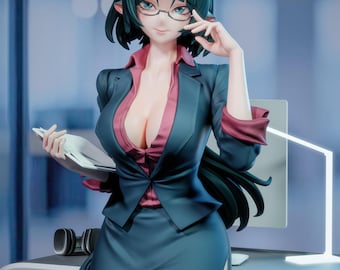 Jane Doe de Zenless Zone Zero3D | Archivo STL de resina | Archivo STL FDM | Descarga instantánea | Figura de fan art