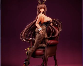Anime-Mädchenfigur (STL-Datei) | Fantasy-Heldin (3D-Druck) | Detaillierter Resin-Bausatz | Digitaler Download