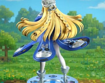 Fantasy Warrior Figure STL File | Super Hero Swordsman 3D Print Statue | Split Resin Model | DigitalDownload