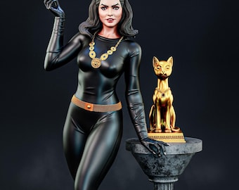 Anime-Mädchenfigur (STL-Datei) | Fantasy-Heldin (3D-Druck) | Detaillierter Resin-Bausatz | Digitaler Download