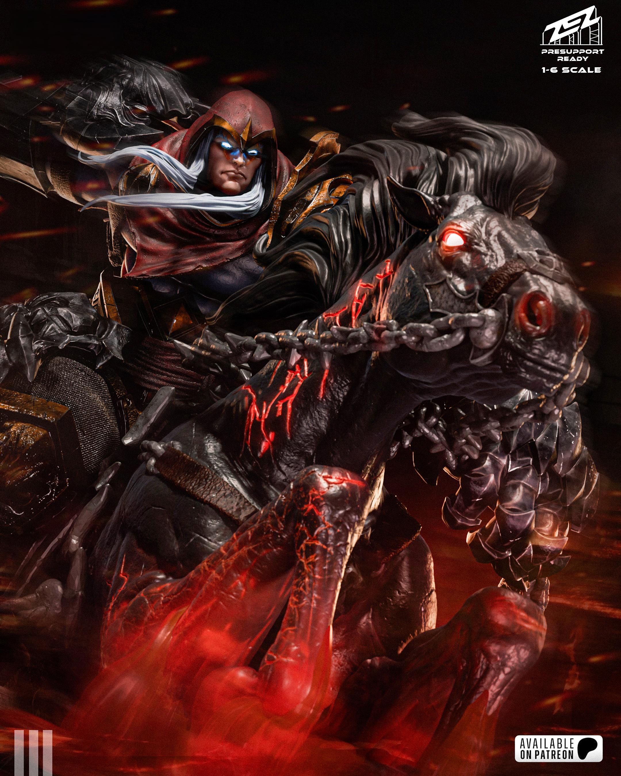 War From Darksiders - STL Model for Resin Printer Figure 3D Printing ...