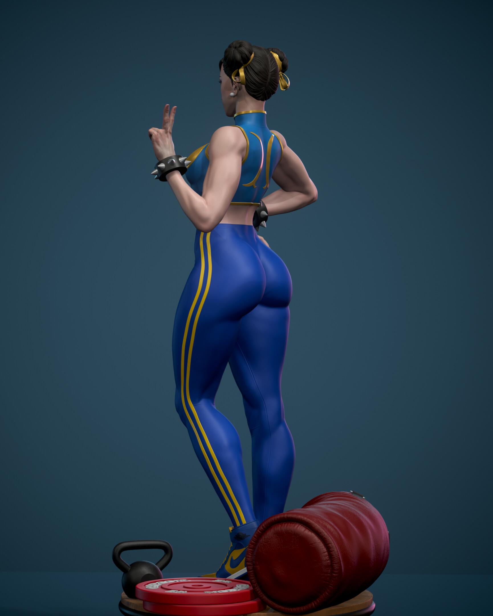 Chung Li From Street Fighter - 3D STL File | Resin Stl File | FDM Stl ...