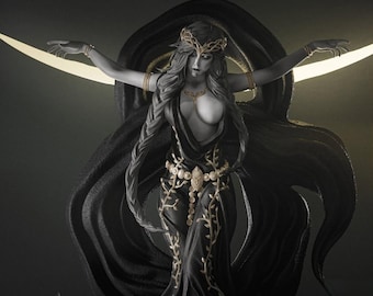 Anime-Mädchenfigur (STL-Datei) | Fantasy-Heldin (3D-Druck) | Detaillierter Resin-Bausatz | Digitaler Download