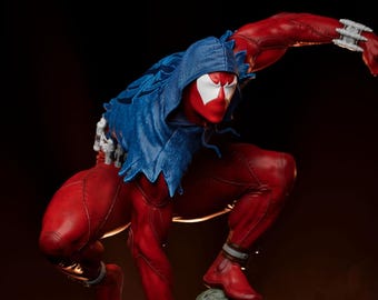Fantasy Warrior Figure STL File | Super Hero Swordsman 3D Print Statue | Split Resin Model | DigitalDownload