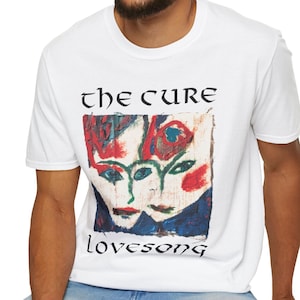 The Cure Lovesong Tour Concert Tee, Vintage Gothic Post Punk Shirt, Retro 80s Alternative Rock Music Graphic T-Shirt, Robert Smith Gift