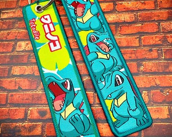 1 Piece Double Sided Totodile 5 Inch Keychain
