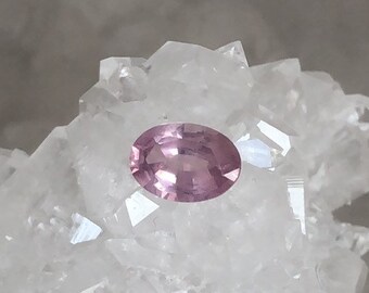 Montana Sapphire Silky Pink Oval .75 carat