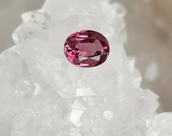 Spinel .86 Hot Pink Oval Cut