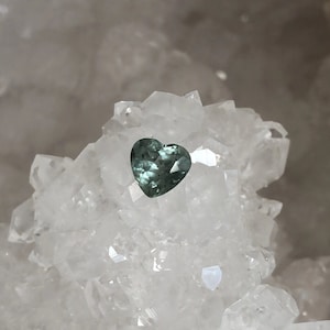 Montana Sapphire .88 CT Teal Heart Cut