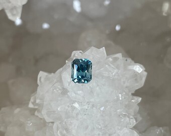 Montana Sapphire 1,01 CT blauwgroene stralende snit