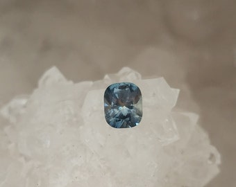 Montana Sapphire .90 CT Color Change Blue Yellow to Seafoam Antique Cushion Cut