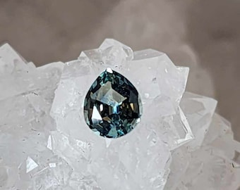 Montana Sapphire .93 Ct Blue Grey Green Mixed Pear Cut