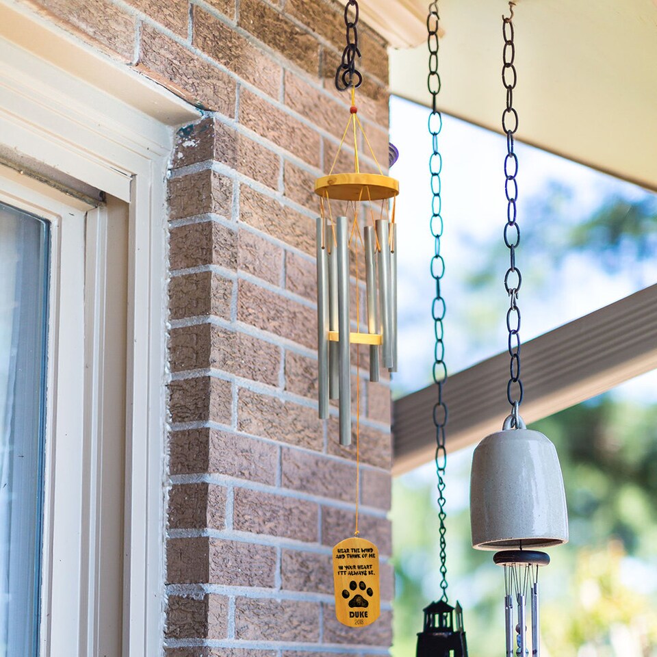 Personalized Wind Chimes, Pet Memorial Gift Chime, Always in Your Heart