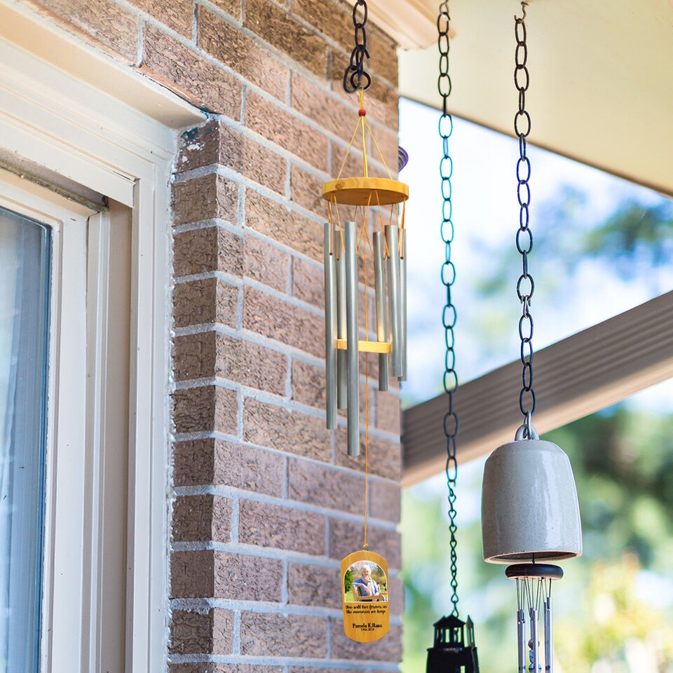 Discover Memorial Wind Chime, Personalized Photo Memory Wind Chime