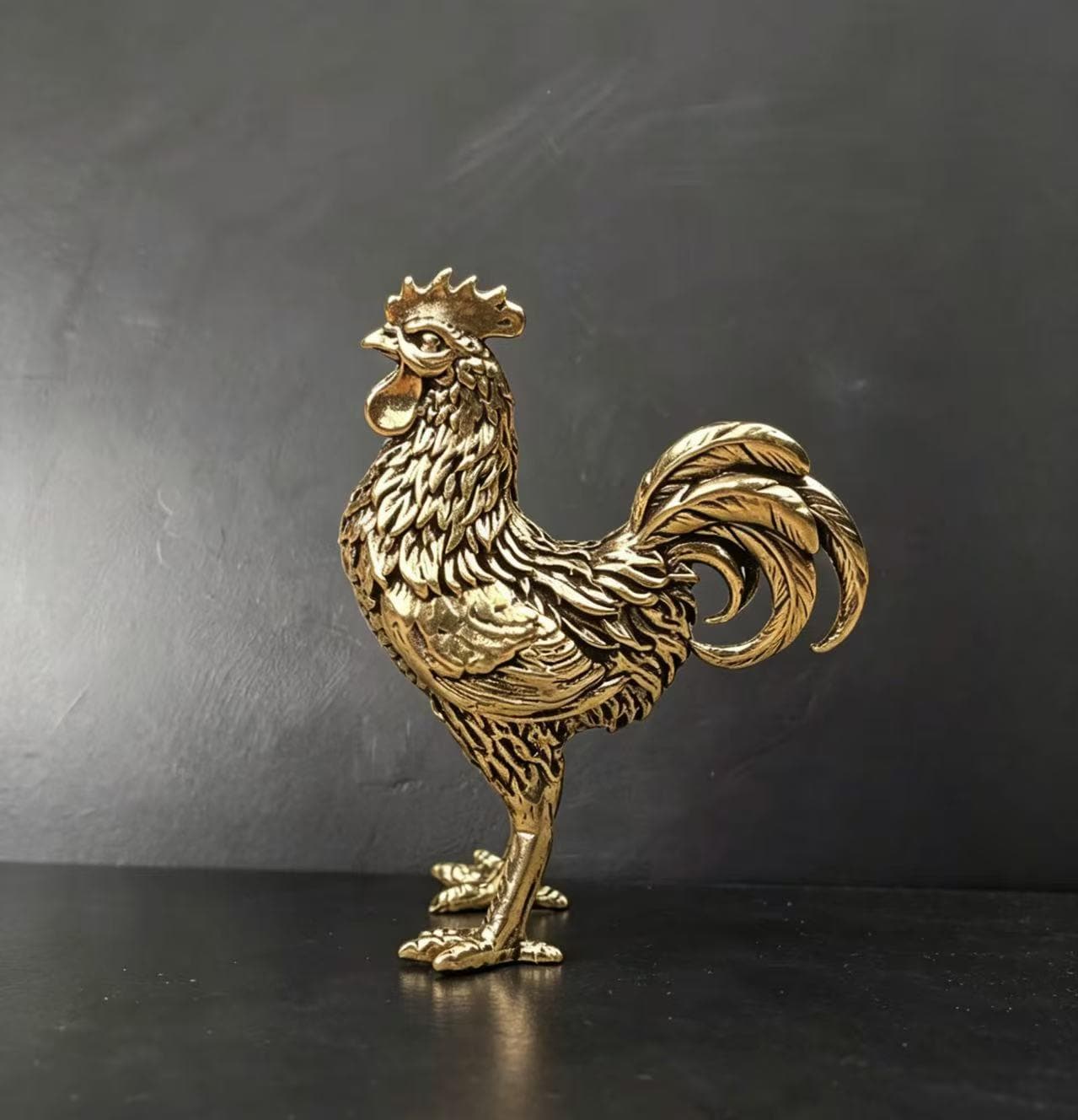 真鍮 動物 置物 鶴 置物 アニマルオブジェ 真鍮製 工芸品 おしゃれ