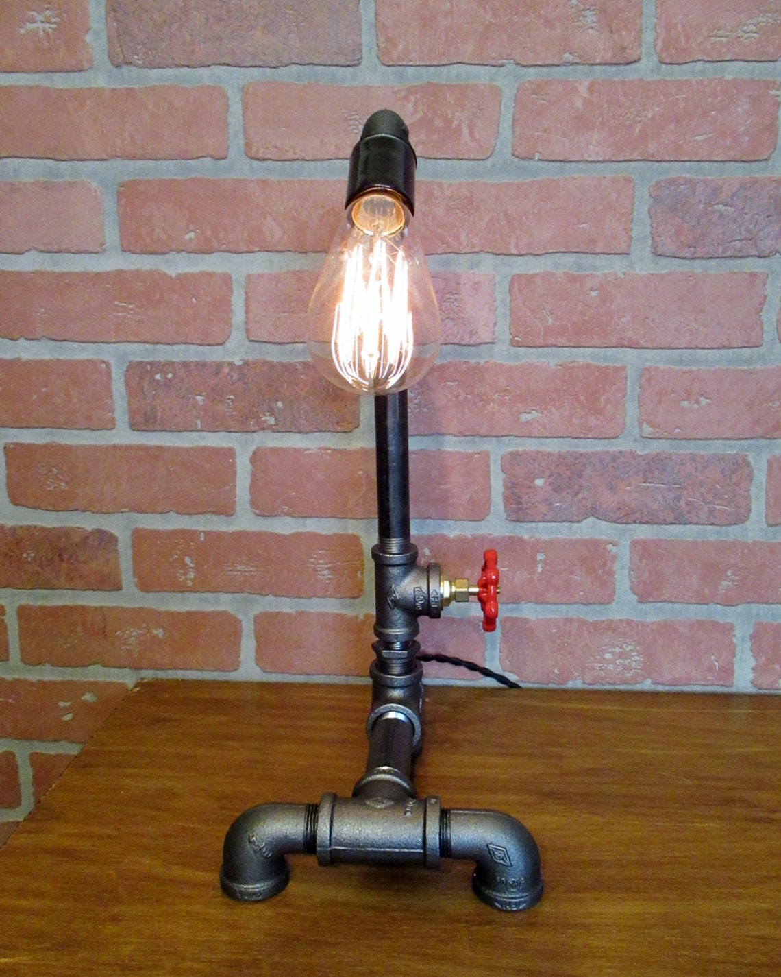 FAUCET HANDLE DIMMER Pipe Lamp With Faucet Dimmer Handle Etsy
