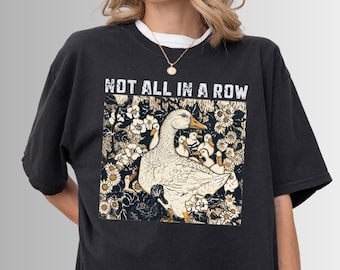 Comfort Colors® Ducks Not in A Row Shirt, Funny Vintage Retro Animal Tee, Homesteading Mama Duck T Shirt, Cottagecore Gift for Mom