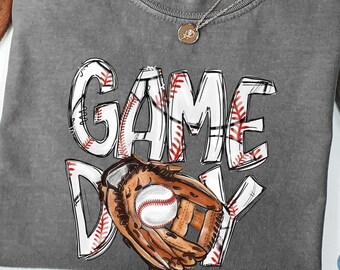 Baseball Shirt, Baseball Game Day Shirt for Women, Baseball Game Day T-shirt, Baseball Mom Shirt, Game Day Baseball, Game Day Tee for Women
