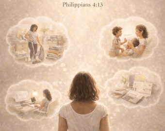 Arte de parede com Filipenses 4:13 | Decoração com versículo bíblico cristão | Coleção Glorificando Jesus (Download digital)