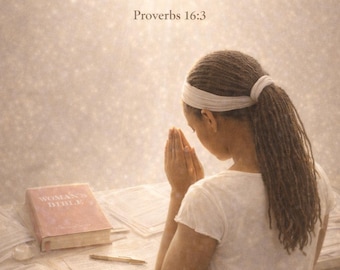 Provérbios 16:3 Arte de Parede | Versículo Bíblico Cristão para Imprimir (Download Digital)