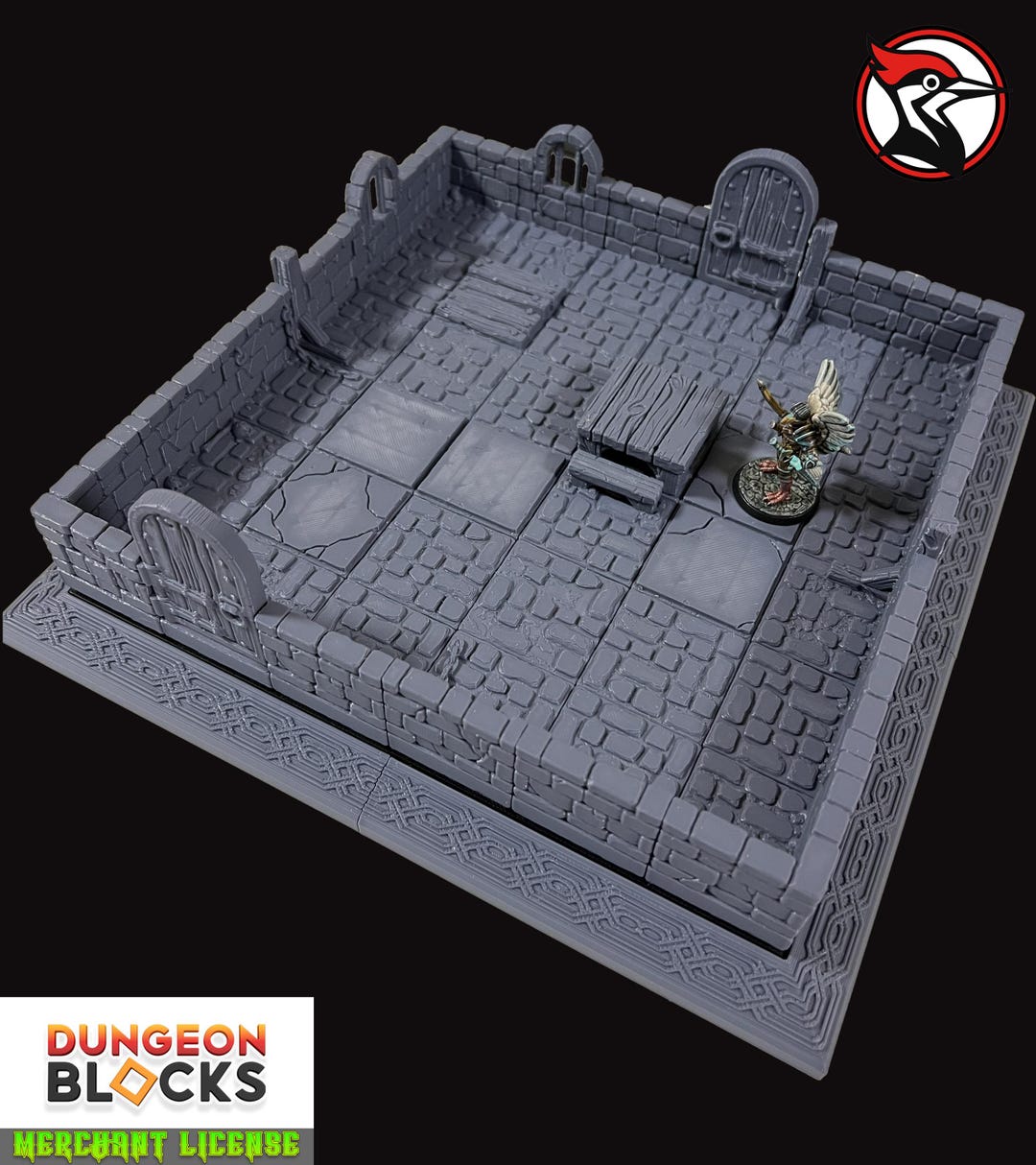 Dungeon Blocks - Ultimate Dungeon Starter Set (40pc) - Tabletop Terrain ...