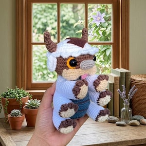 Appa Amigurumi Crochet Pattern – Avatar Bison Plush DIY,Avatar Appa Crochet Pattern – Cute Flying Bison Toy Tutorial,Appa Avatar Pattern