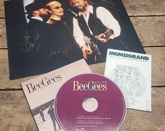 The Bee Gees Full Band Signed Autographed 8x12 Photo + COA - Etsy