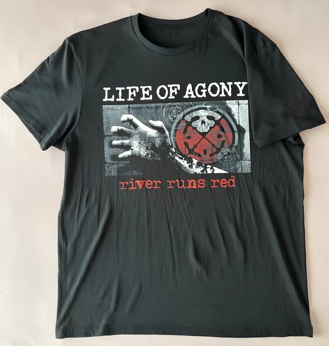 RRR 30th Anniversary Life of Agony Band Rare Black Tee Shirt Size S-4XL ...