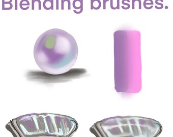 Pędzle do blendowania dla Procreate | Zestaw pędzli do płynnego cieniowania i miękkiego renderowania