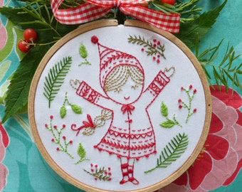 christmas embroidery etsy christmas embroidery