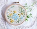 Blossoming Garden - Hand Embroidery Kit, Embroidery Hoop Art, Christmas idea, Diy Kit, Broderie, Hoop Art, Tamar, Modern Hand Embroidery 