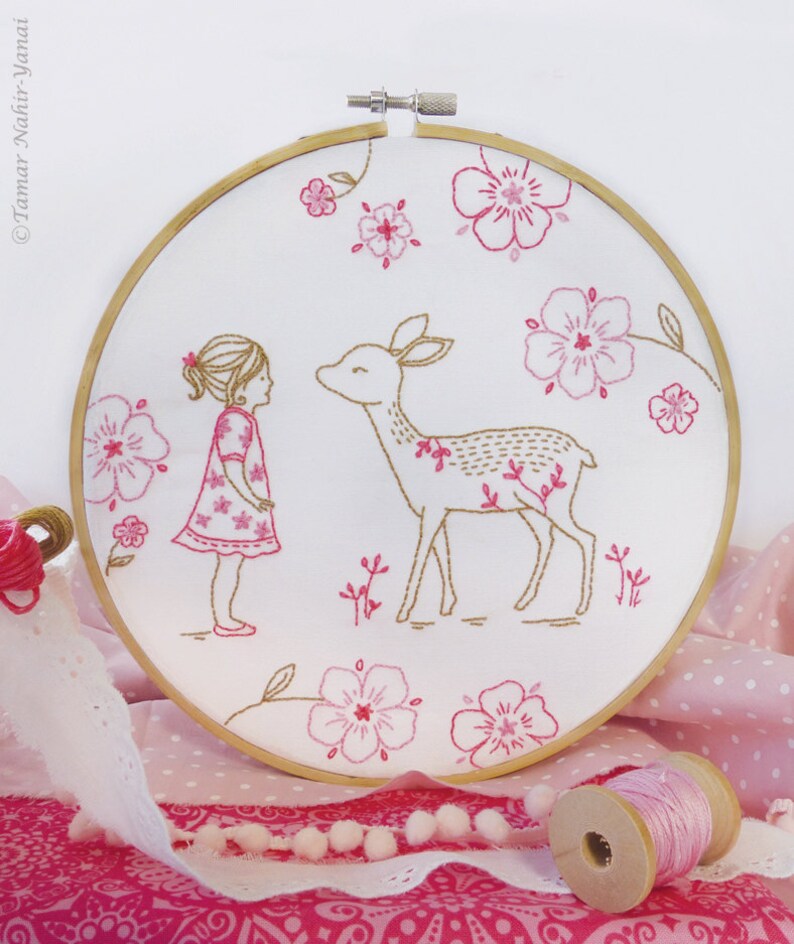 Bambi girl deer baby embroidery deer girl christmas gift  etsy Bambi girl deer baby embroidery deer girl christmas gift  etsy