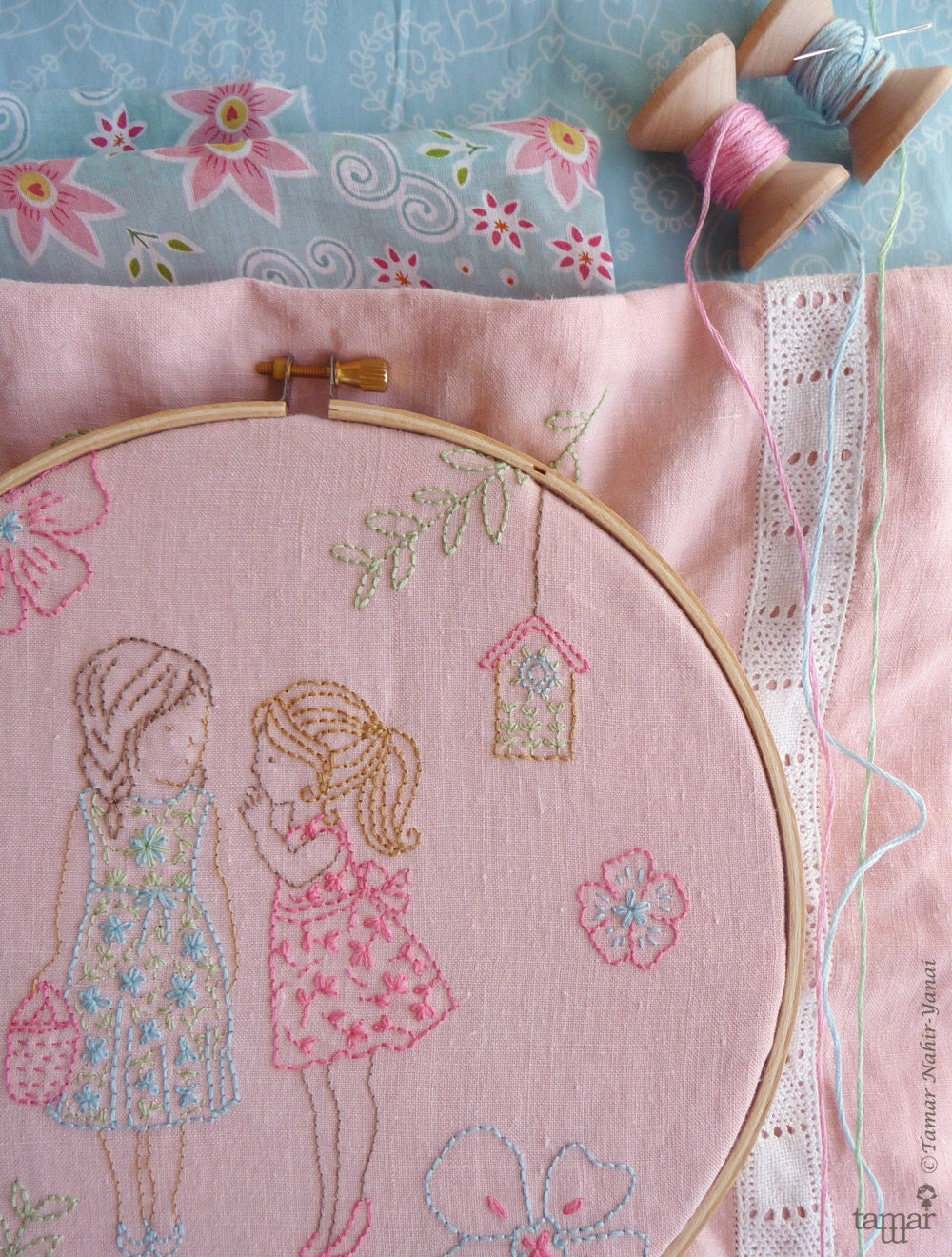 Embroidery Pattern Needlecraft Design Instant Download 2 Etsy