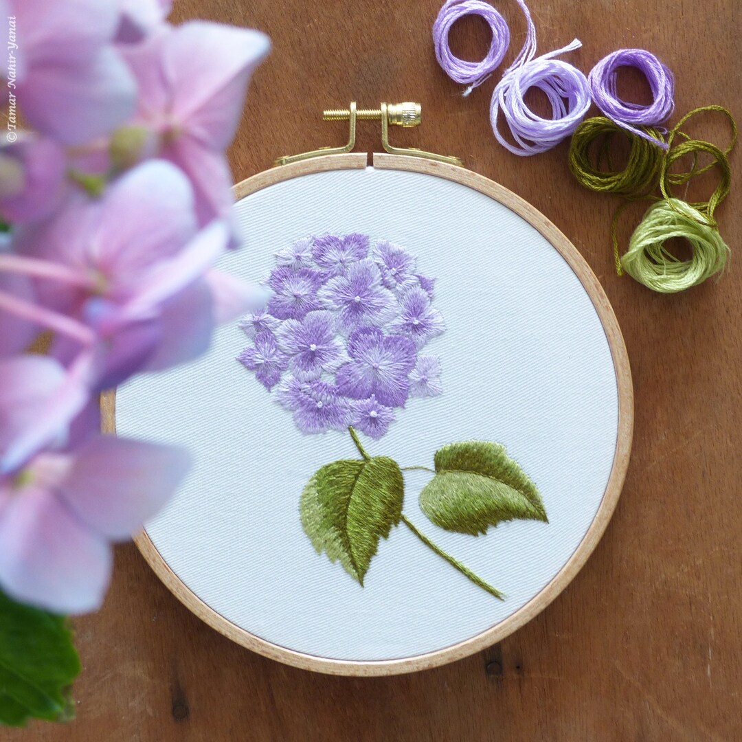 希少✨ツハル 総刺繍 隠れ草花 コート パープル　 F 44207_thumbnail.jpg