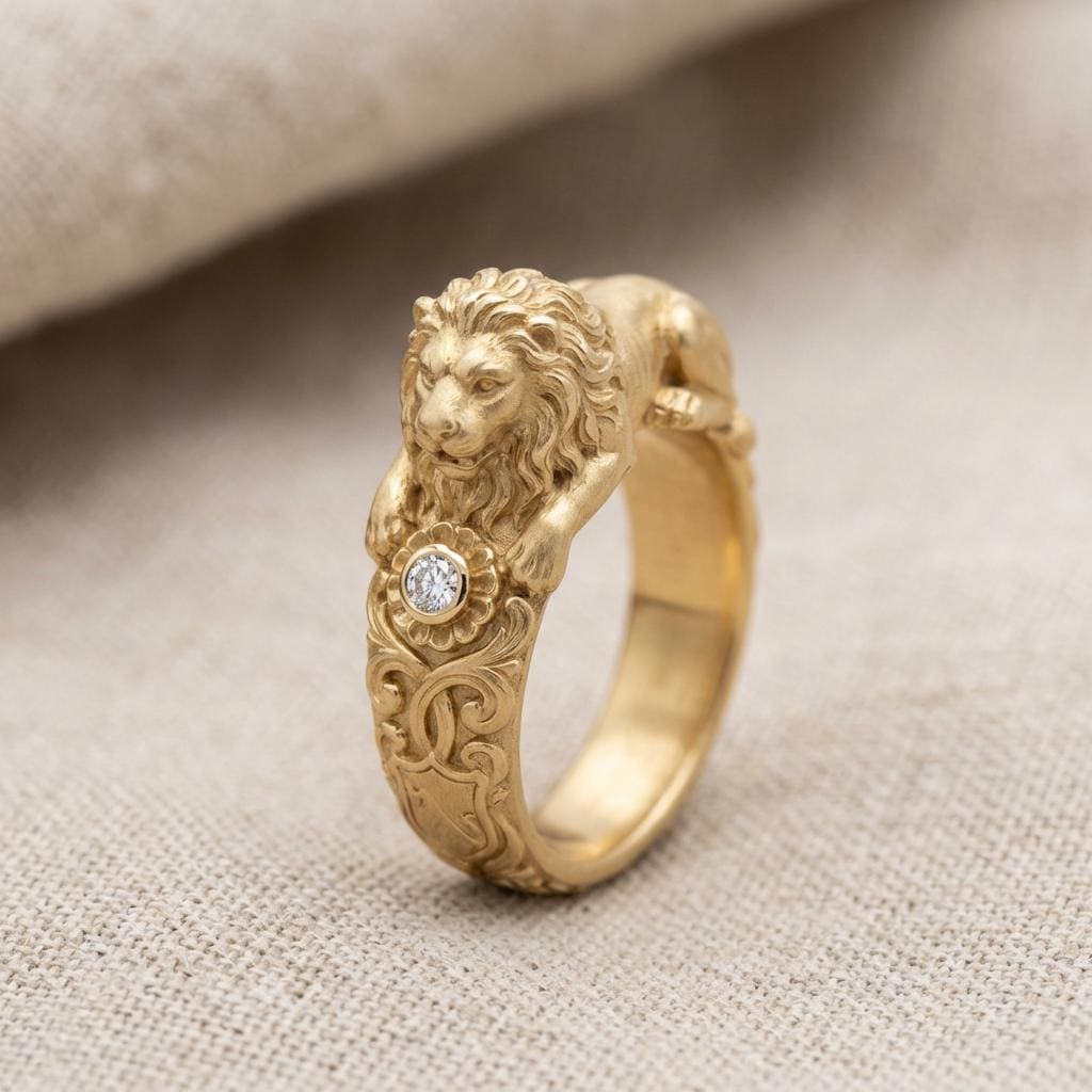 Versace Lion Ring - Etsy