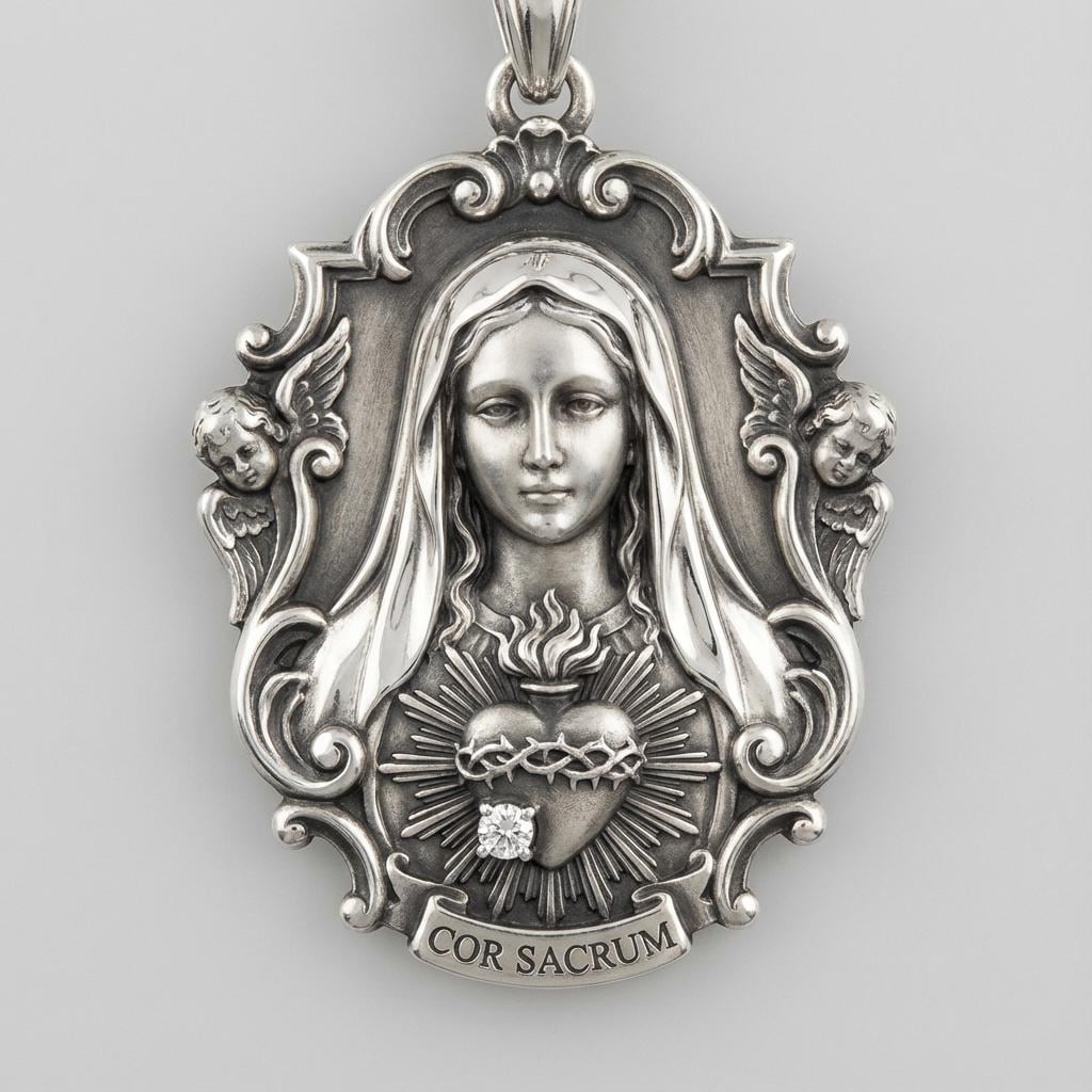 Virgins Saints and Angels Necklaces - Etsy