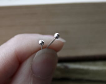 Ball Stud Earrings. Mini Silver Ball Studs. Classic Everyday Earrings. Tiny Ball Studs. Argentium Silver Jewelry. Hypoallergenic Studs.